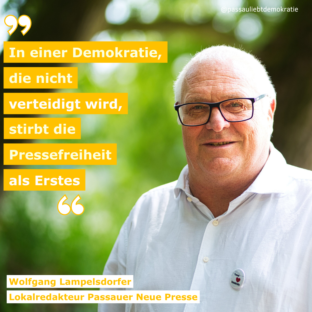 Wolfgang Lampelsdorfer, Lokalredakteur Passauer Neue Presse